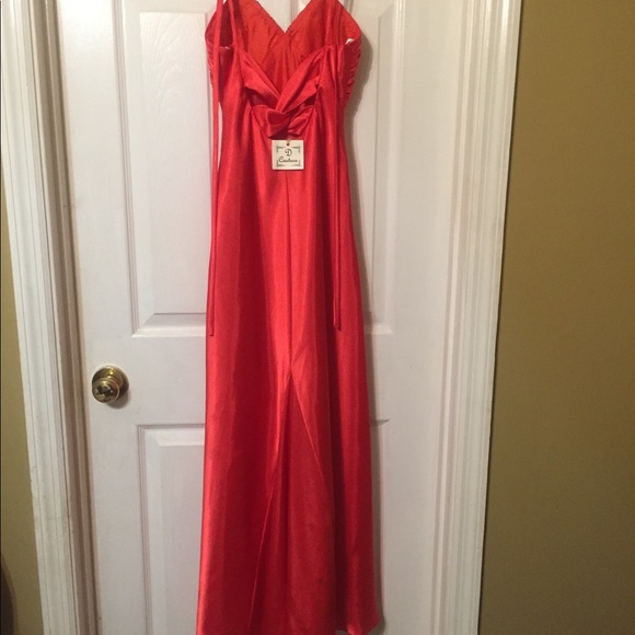 Cache Burnt Orange Evening Gown - Picture 7 of 8